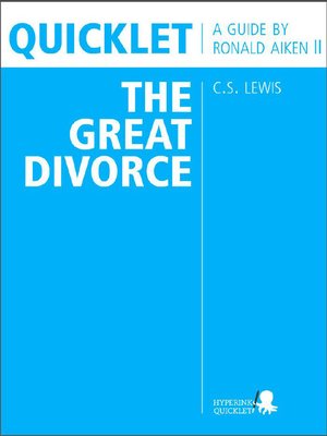 cover image of Quicklet on C. S. Lewis' the Great Divorce